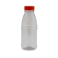 PET fľaše 400ml okrúhle + uzávery 108 ks