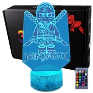 3D USB led nočné svetlo Ninjago Lego Blocks