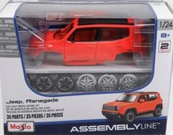 JEEP Renegade oranžová 1:24 na montáž Maisto