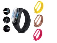 BALENIE 3x Remienok na zápästie pre Xiaomi Mi Band 5/6/7 + fólia 29 farieb