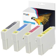 4x CMYK ATRAMENT PRE EPSON T0711-14 SX115 SX215 SX218