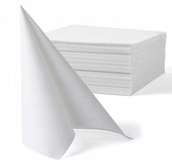 Biely papierový obrúsok 38x38 cm 50 ks
