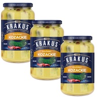 SET Krakus Kozák nakladané uhorky 870g 3 ks