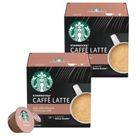 Káva STARBUCKS DOLCE GUSTO CAFFE LATTE 2x12