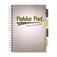 Notebook B5 Pukka Pad Odtiene sivej a striebornej