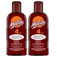 Malibu olej na opaľovanie SPF4 200 ml x 2 ks