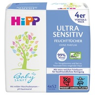 HIPP BABY SANFT ULTRA-SENSITIVE obrúsky - 4x52