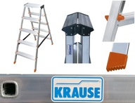 Obojstranný hliníkový rebrík Krause Dopplo 2x5