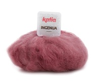 INGENUA K59 PINK IND KATIA 78% MOHAIR priadza 14778