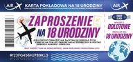 Pozvánky na oslavu 18. narodenín prvej triedy 10 ks ZDL6