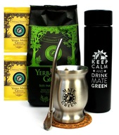 Yerba Mate Green Absinth Set 500g Termoska 6.0