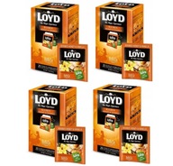 4x HORECA LOYD Rooibos medový a vanilkový čaj