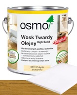 Osmo Tvrdý voskový olej 2,5L Bezfarebný lesk