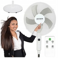 PODLAHOVÝ STOJACÍ VENTILÁTOR TICHÝ VÝKONNÝ VENTILÁTOR 40W Vrtuľa 36cm DIAĽK.