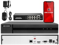 Hikvision HWN-4108MH IP rekordér pre 8 IP kamier + PoE Switch