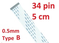 Flex páska FPC FFC VW-1 AWM 20624 80C 60V 5cm 34Pi