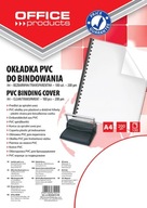 Obaly na viazanie kancelárskych produktov, PVC, A4, 200 mikrónov, 100 ks, priehľadné