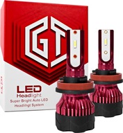 LED ŽIAROVKY H11 GT COB +300% H8 H9 VÝKONNÁ ŽIAR