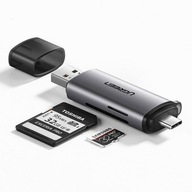 UGREEN USB + USB-C adaptér SD + microSD čítačka kariet Adaptér