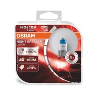 OSRAM H3 Night Breaker Laserové žiarovky +150% 2 ks.