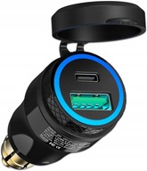 PD 3.0 USB C adaptér pre BMW Motocykel DIN Hella EU