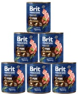 Brit Premium by Nature Bravčové mäso s priedušnicou 6x800g