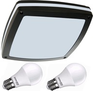 Svietidlo panelové stropné LED IP54 + 2x E27 LED = 20W