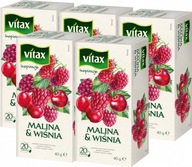 Vitax Inspirations malinový a čerešňový čaj 100x2g