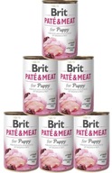 Brit Pate & Meat Puppy Chicken Morčacie 6x800g