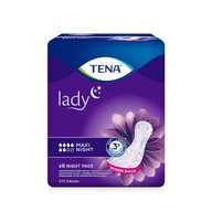 TENA Lady Maxi Night, špeciálne hygienické vložky. 6 ks