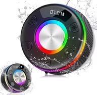 KÚPEĽŇOVÁ SPRCHA BLUETOOTH REPRODUKTOR VODEODOLNÉ STEREO S LED PRÍSAVOU