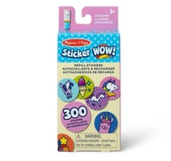 Doplnkové nálepky Nálepka Wow Unicorn 300 kusov Melissa a Doug