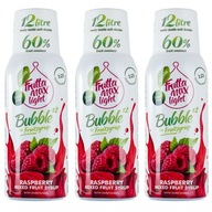 Fruttamax ochutené sirupy 3x Malina bez cukru 0,5l