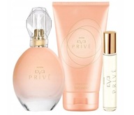 AVON dámsky set EVE PRIVE 4 ks voda + balzam + parfum