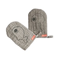 Done by Deer Sea Washcloth 2ks GREY 3603515