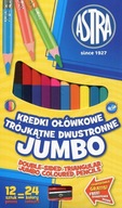 JUMBO CERUŽKOVÉ CERÚŽKY OBOJSTRANNÉ 12 KS.