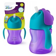 PHILIPS AVENT STRIEBORNÝ HRNČEK SO SLAMKOU 200ml 9+