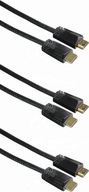 Kábel Hama Techline 4K HDMI 1.4 1,5 m čierny x3