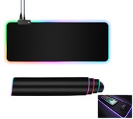 LED RGB XXL PODLOŽKA POD MYŠ HRACÍ STOL