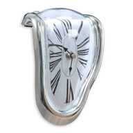 Dalí Clock Bent Curved White Box