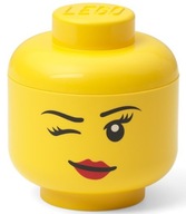 LEGO CONTAINER MINI HEAD GIRL EYE 11,5 CM 0,36 L