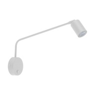 Biele nástenné svietidlo s vypínačom LOGAN WHITE 4744 TK Lighting