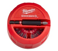 SADA BITOV MILWAUKEE SHOCKWAVE NÁRAZOVÉ DUTY 15 ks + DRŽIAK MAGNETU.