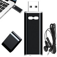 MINI SPY VOICE RECORDER 8GB PENDRIVE + SLÚCHADLÁ