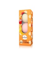 Dairy Fun šumivé karamelovo-medovo-broskyňové bomby do kúpeľa 1 balenie - (3x100g)