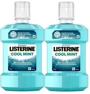 LISTERINE Cool Mint ústna tekutina 1000 ml x 2