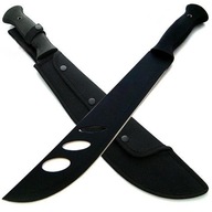 CAMPING MACHETE 45 CM ČIERNY NOŽOVÝ ČISTIČ MEČOV N606