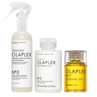 OLAPLEX NO.0 NO.3 NO.7 SET NA ÚPRAVU OLEJA