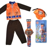 KOSTÝM PAW PATROL OUTFIT ZUMA + HODINKY 122/128