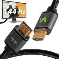 KÁBEL HDMI 2.0 TV KÁBLOVÝ PC 4K PRO 144Hz VAYOX 5m